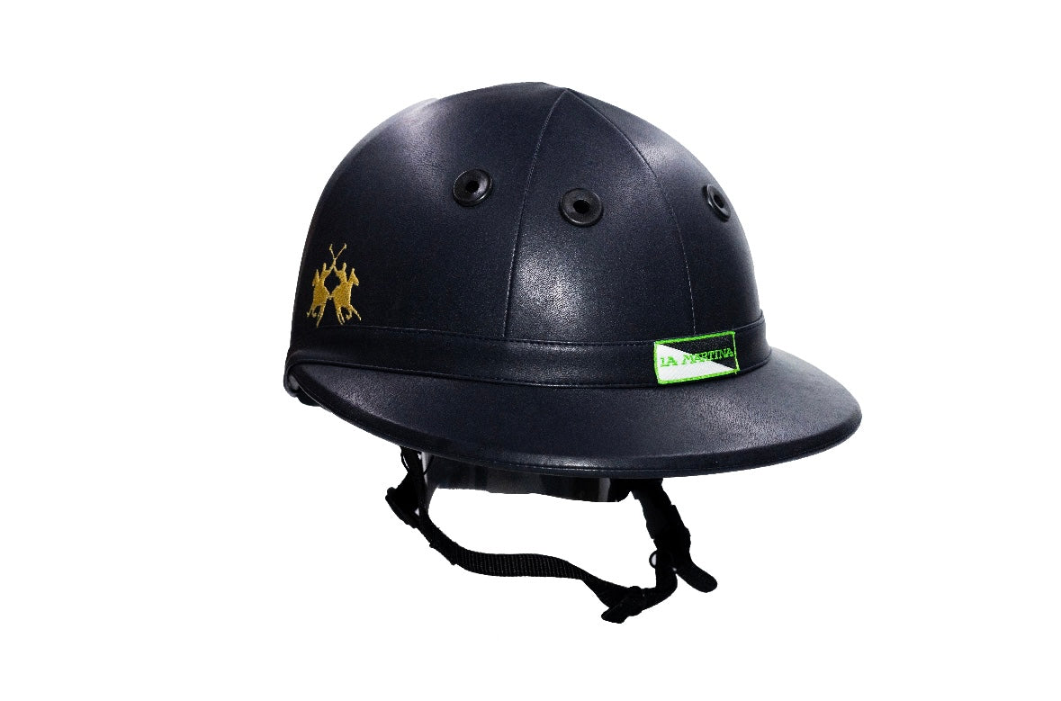 La Martina Windsor Polo Helmet - Leather-look version bundle