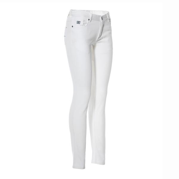 Ladies Classic White Jeans
