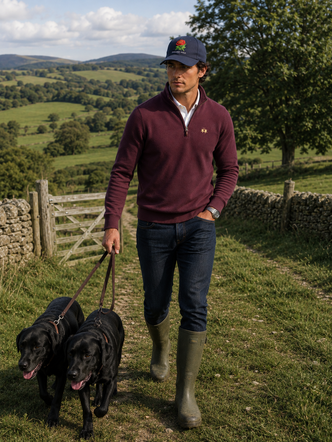 Official Hurlingham Polo England Cap