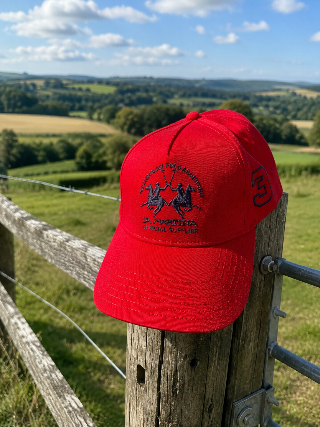 Official Polo Cap - Red x Marine Navy Edition