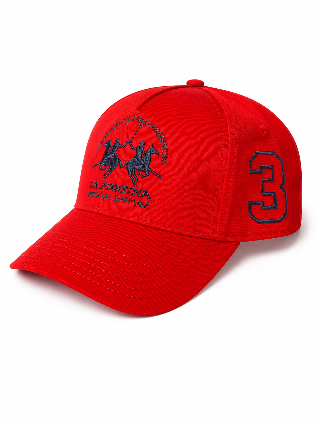 Official Polo Cap - Red x Marine Navy Edition