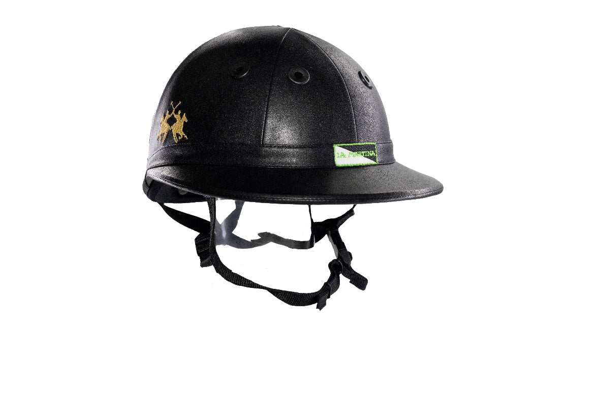 La Martina Windsor Polo Helmet - Leather-look version bundle